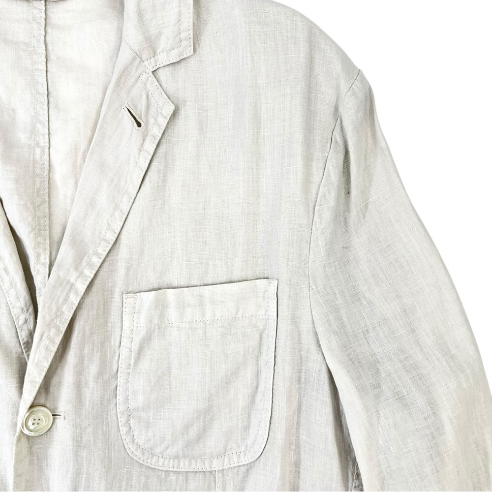 ASPESI Samurai Blazer - White Linen Lightweight Ice Blazer Jacket sz S - Picture 6 of 12